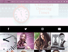 Tablet Screenshot of amourhair.co.uk